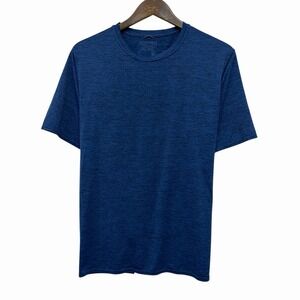 Patagonia Mens Sz Large Blue Capilene Cool Daily UPF Stretch Performance T-Shirt